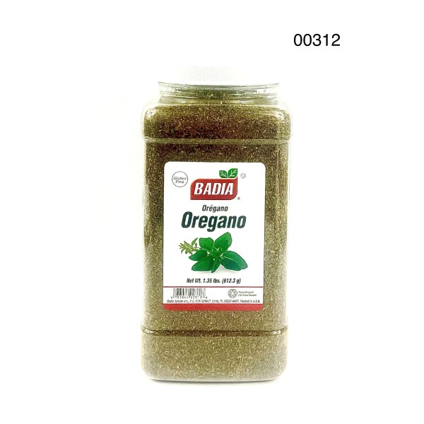 BADIA OREGANO LEAVES. 4/1.35LB