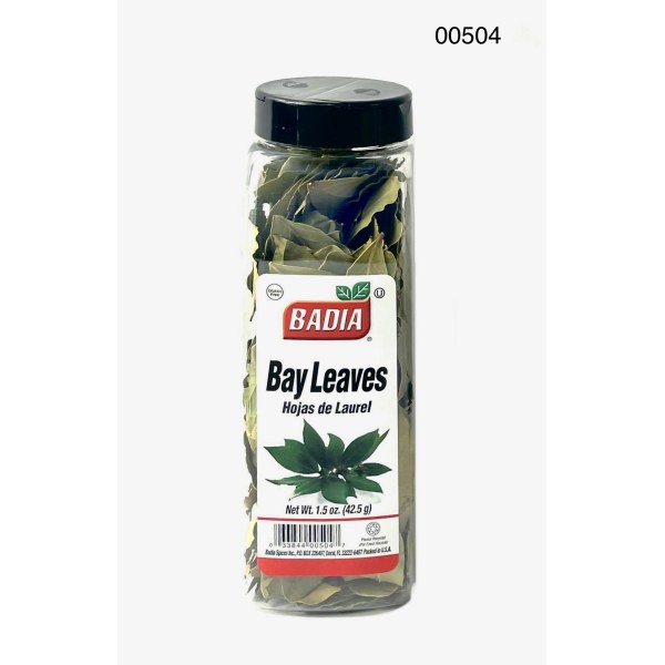 BADIA BAY LEAVES/HOJA DE LAUREL. 6/1.5OZ