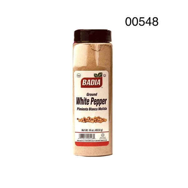 BD PEPPER GROUND WHITE 6/16 OZ. 6/16OZ