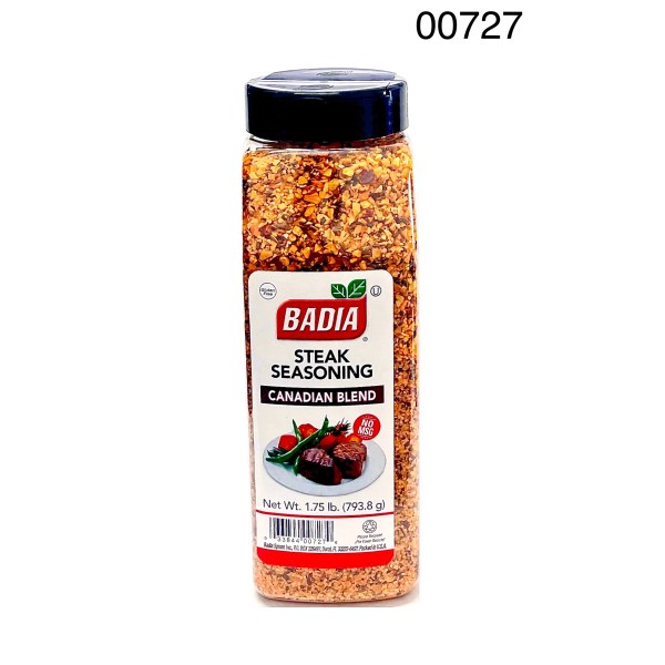 BD STEAK SEASONING. 6/1.75LB