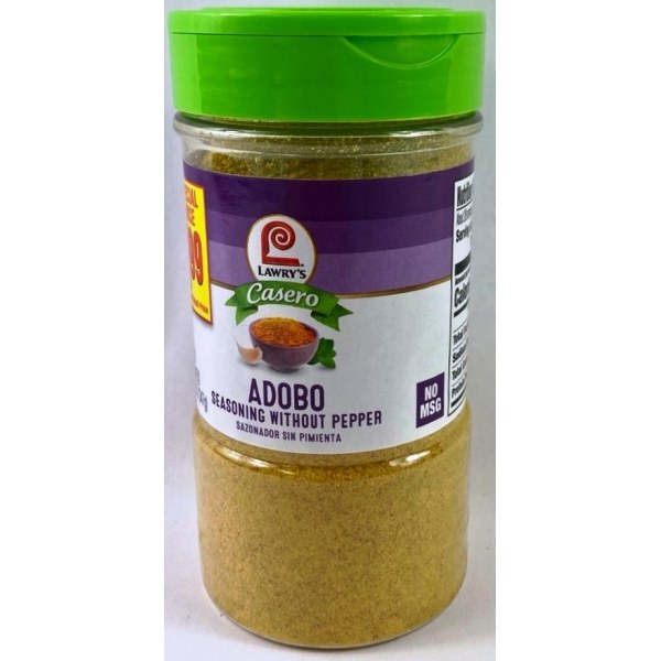 ADOBO WITHOUT PEPPER/ADOBO S/PIMIENTO. 12/14.37OZ