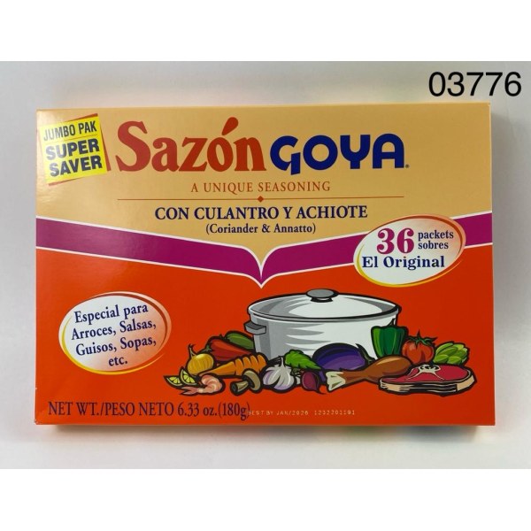 SEASONING CORIANDER & ANNATTO/SAZON. 15/6.33OZ