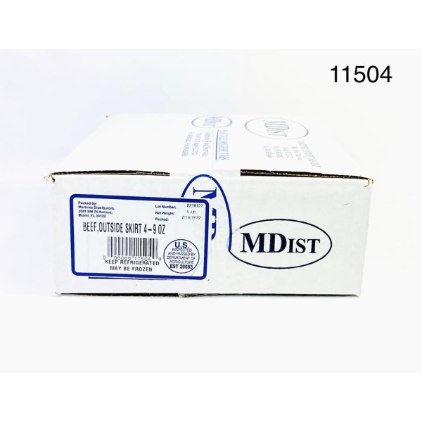 OUTSIDE SKIRT STEAK/ENTRANA MDI. 1/5LB