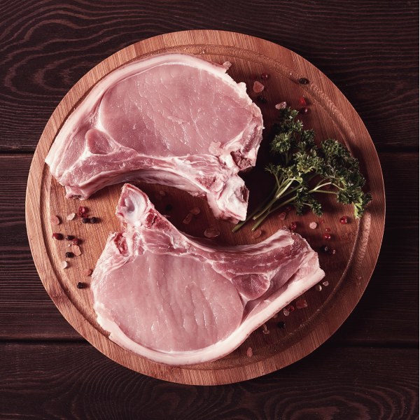 PORK CHOP CENTER CUT 5-6OZ - CHULETA CEN. 1/10LB