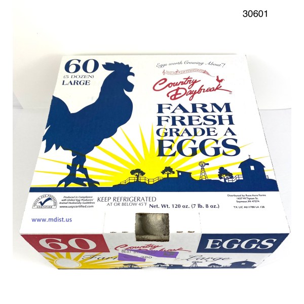 EGGS/HUEVOS  5DOZEN LOOSE LARGE. 4/5DOZ