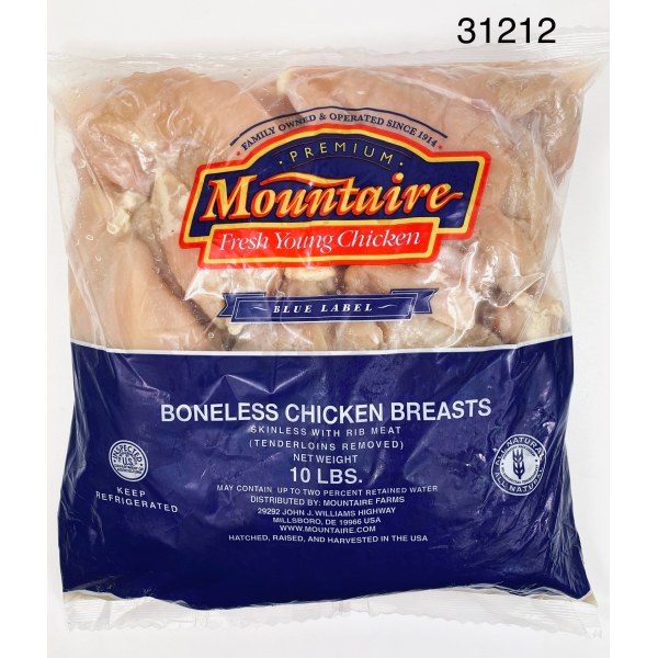 CHICKEN TENDER BREAST/FILETE POLLO. 4/10LB