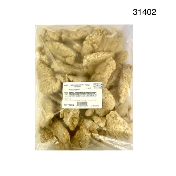 CHICKEN TENDER BREADED RAW/PECHUGA. 2/5LB