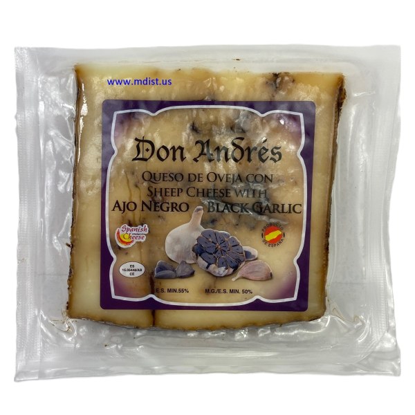 SHEEP CHEESE WEDGES W/GARLIC/QUESO. 12/7OZ