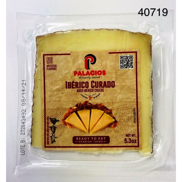 AGED IBERICO CHEESE/QUESO CURADO. 12/5.3OZ