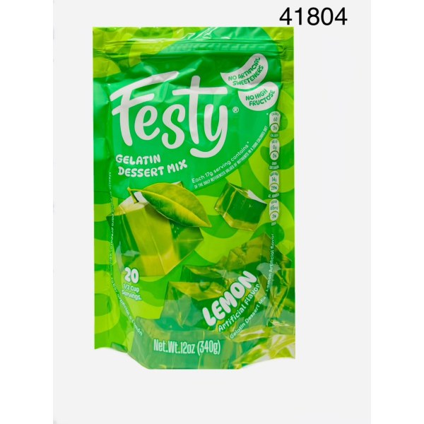 FESTY LEMON      GELATIN       GELATINA. 12/12OZ