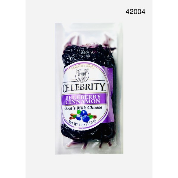 GOAT CHEESE BLUEBERRY VANILLA. 12/4OZ