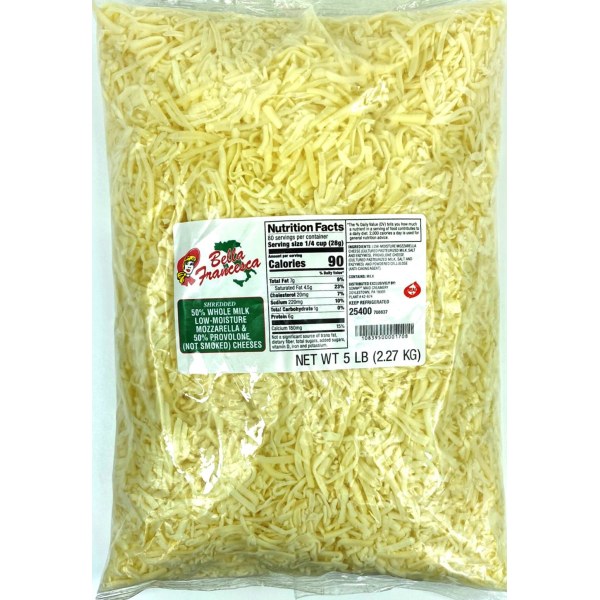 SHREDDED PIZZA BLEND CHEESE/QUESO. 6/5LB