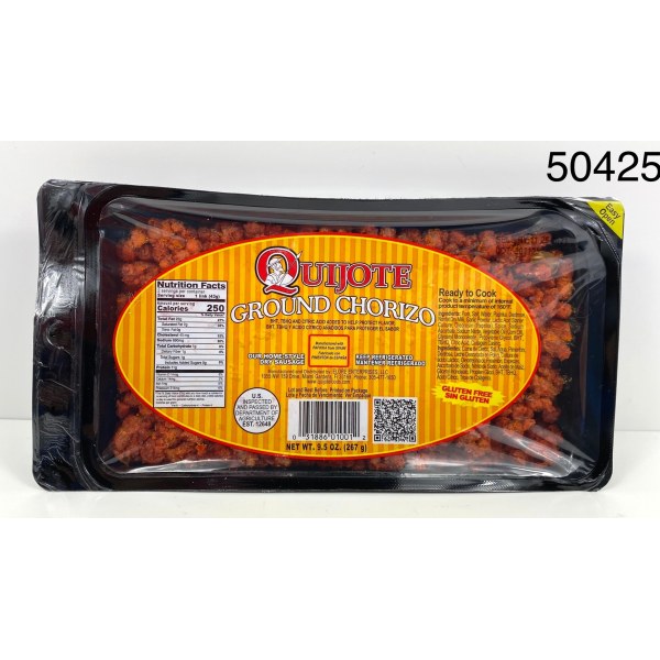 GROUND CHORIZO/MOLIDO. 12/9.5OZ