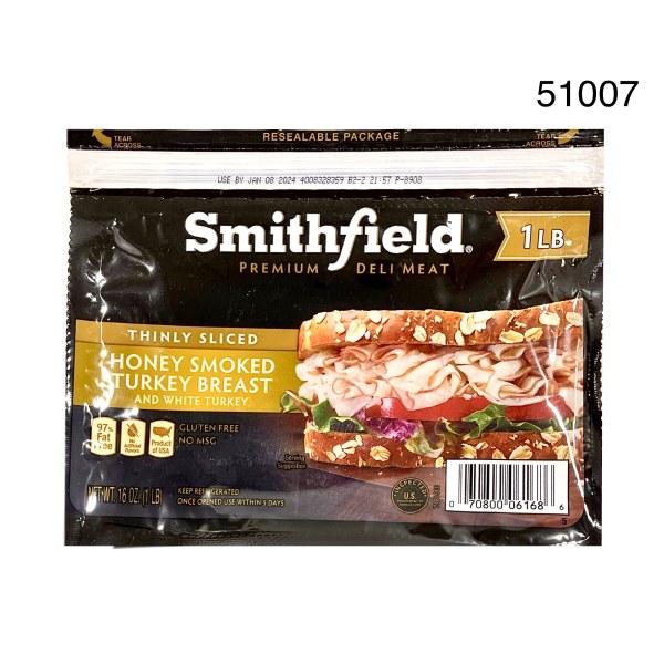 JAMON PAVO SLICED SMOKED HONEY .. 12/12OZ