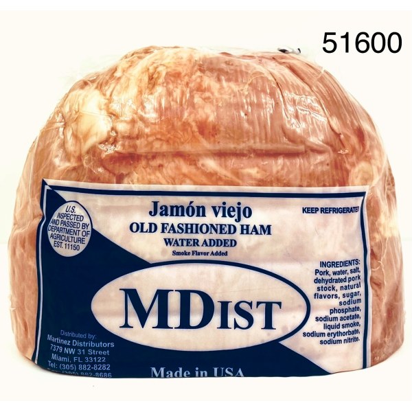 OLD FASHIONED HAM/JAMON VIEJO. 9/5LB