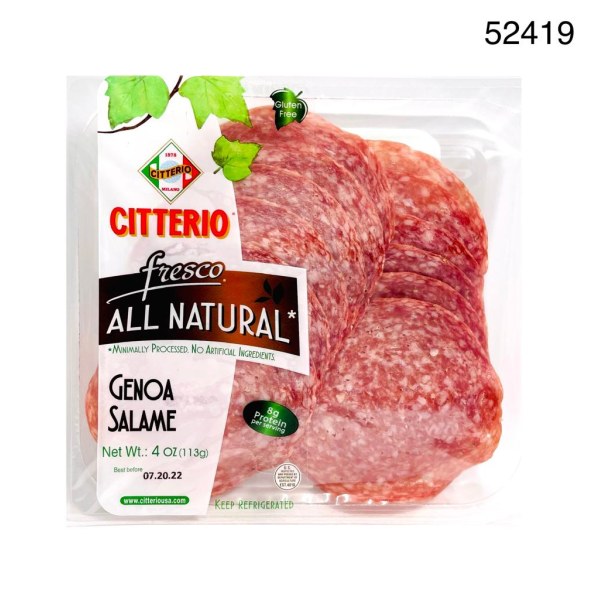 GENOA SALAMI FRESCO. 12/4OZ