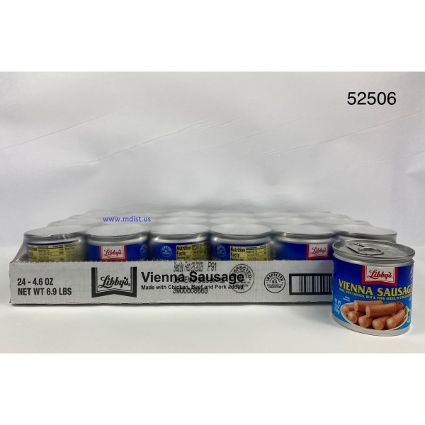 VIENNA SAUSAGE 4.6 OZ/SALCHICHA. 1/24 PACK