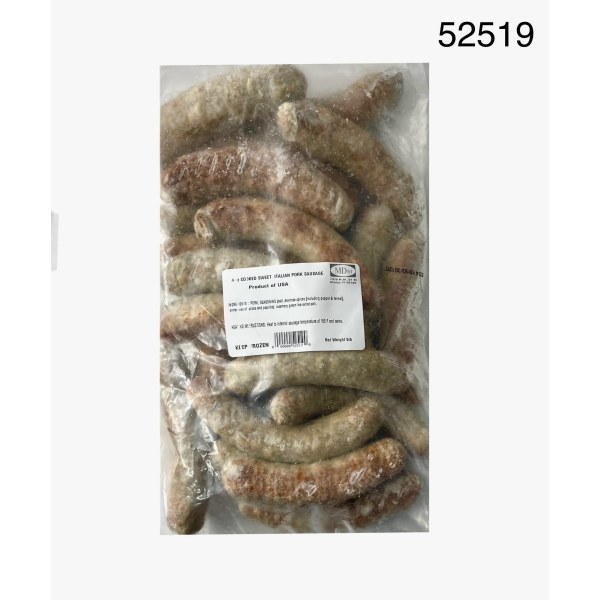 SAUSAGE LINKS SWEET COOKED    SALCHICHA. 2/5LB