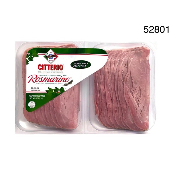 ROSMARINO SLICED TWIN PACK/JAMON. 16/1LB