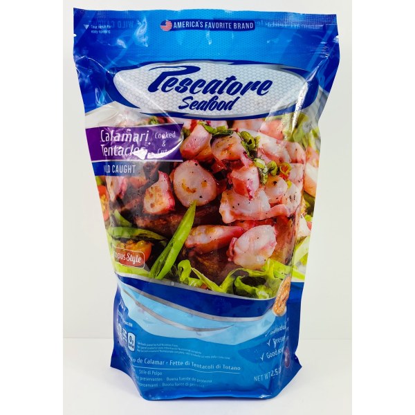 COOKED SQUID TENTACLES/TENTACULS CALAMAR. 10/1LB