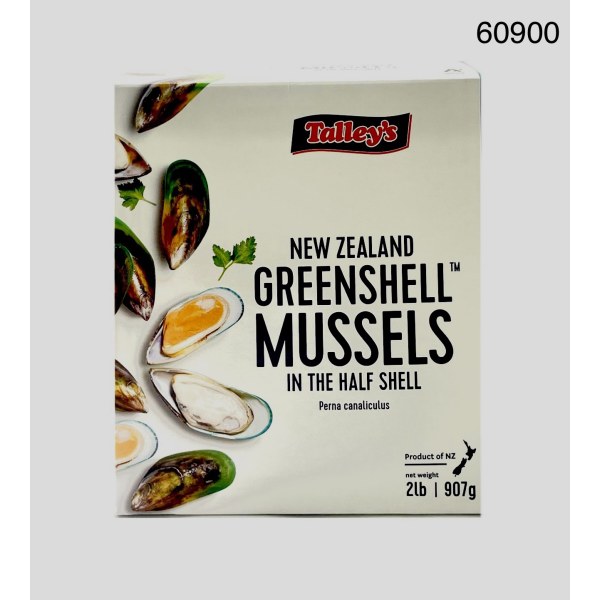 MUSSEL HALF MEDIUM COOKED/MEJILLONES. 12/2LB