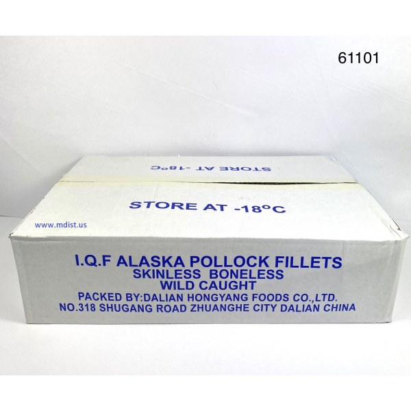 POLLOCK FILLET 4-6 OZ/FILETE PESCADO. 4/10LB