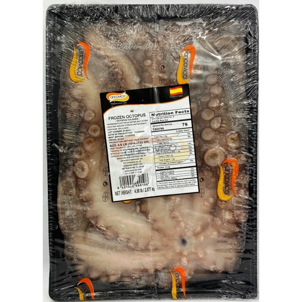 OCTUPUS 4-6LB SPAIN ANCA FZ CVP   PULPO. 6/4.5LB