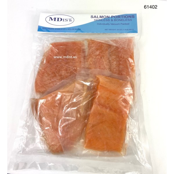 SALMON PORTION 6 OZ. 6/1.5LB