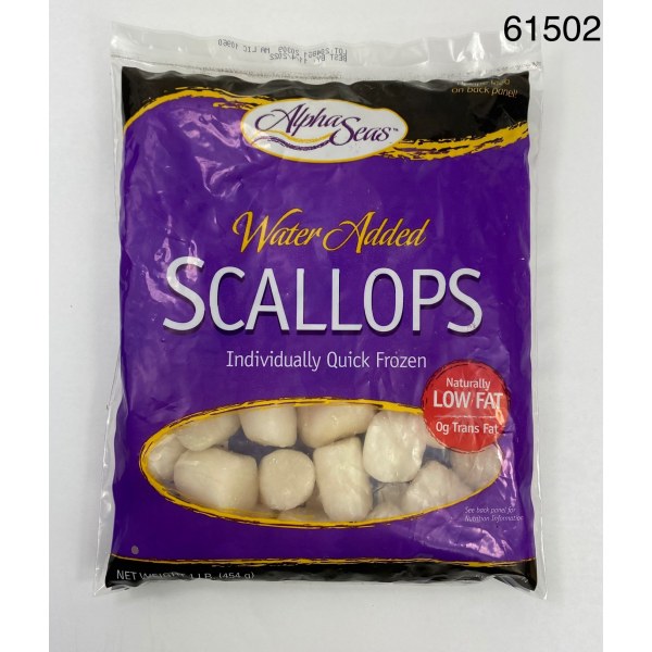 SCALLOP 30-40CT RAW IQF/VIEIRA. 30/1LB