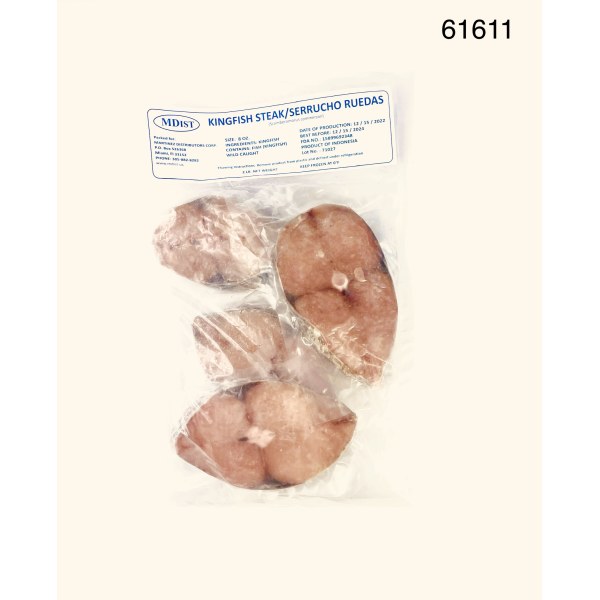 KINGFISH STEAK   8 OZ/SERRUCHO. 5/2LB