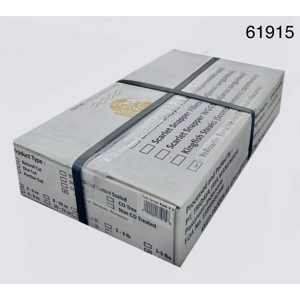 YELLOWFIN TUNA STEAKS. 1/10LB