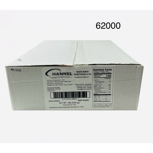 MAHI MAHI PORTION 8 OZ. 1/10LB