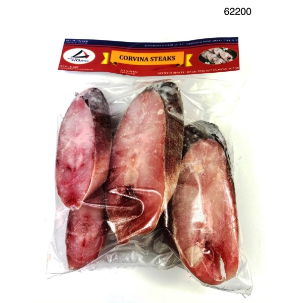 CORVINA STEAK 4-8 OZ/ RUEDA. 5/2LB