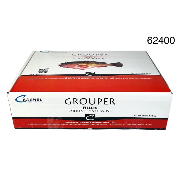 GROUPER FILLET 4-6 OZ IVP/CHERNA. 1/10LB