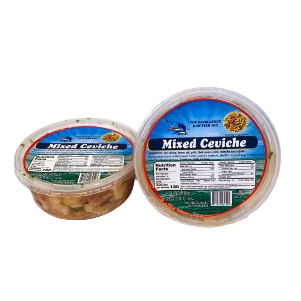 MIXED CEVICHE/MIXTO. 1/8OZ
