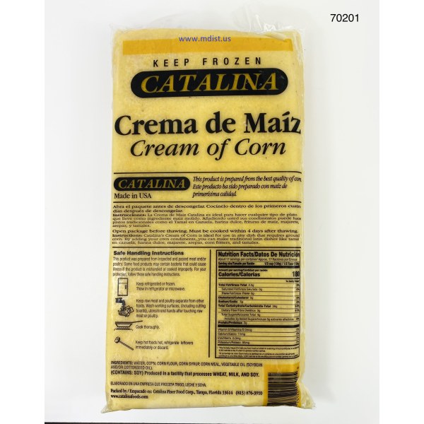 CREAM OF CORN/CREMA DE MAIZ. 6/5LB