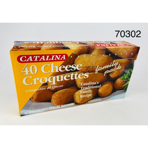 CHEESE CROQUETTE/CROQUETA QUESO. 6/40 PACK
