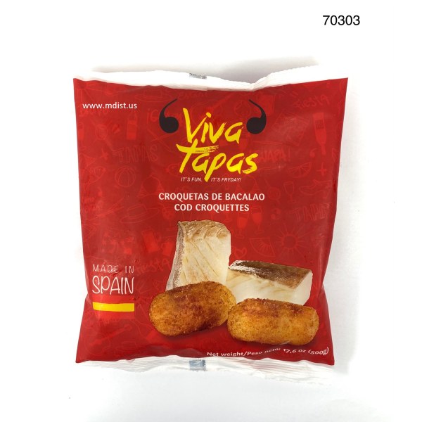 COD CROQUETTE/CROQUETA BACALAO. 10/17.64OZ