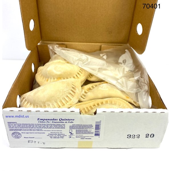 CHICKEN PATTY/EMPANADA POLLO. 1/24 PACK