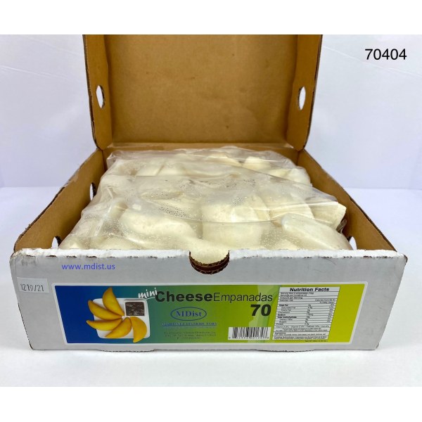 CHEESE PATTY/EMPANADA COLOMBIA QUESO. 1/70 PACK