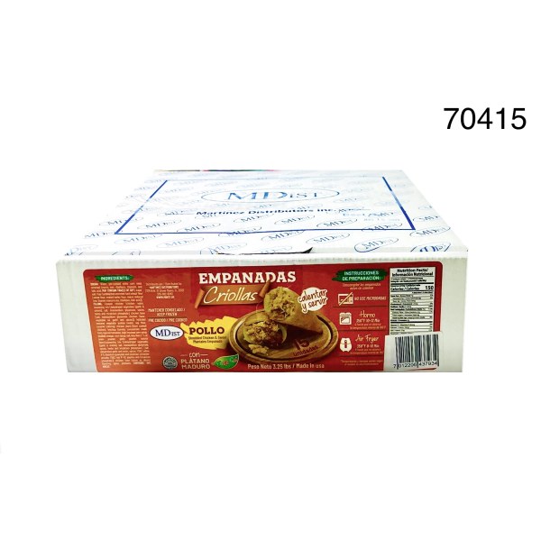 EMPANADA POLLO MDI FZ VNZ C/PLATANO PREF. 1/15 PACK