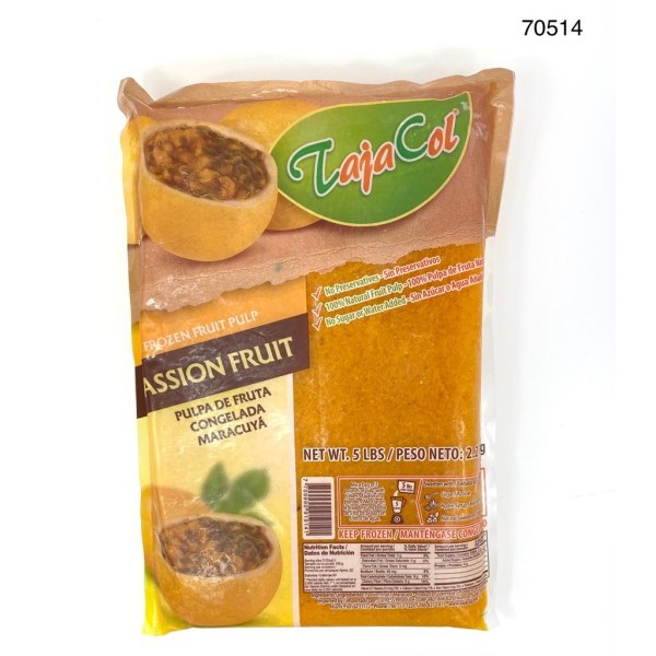 PASSION FRUIT PULP/PULPA MARACUYA. 5/5LB