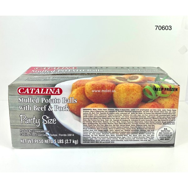 STUFFED POTATO BALL MINI/PAPA RELLENA. 1/50 PACK