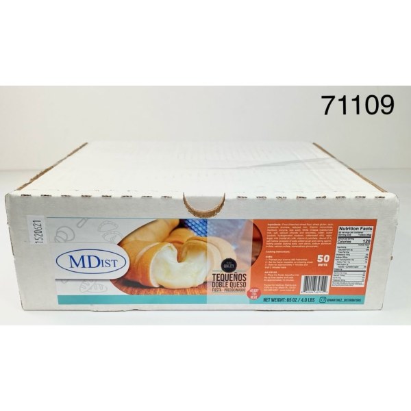 TEQUENO DOBLE QUESO PARTY COOKED. 1/50 PACK