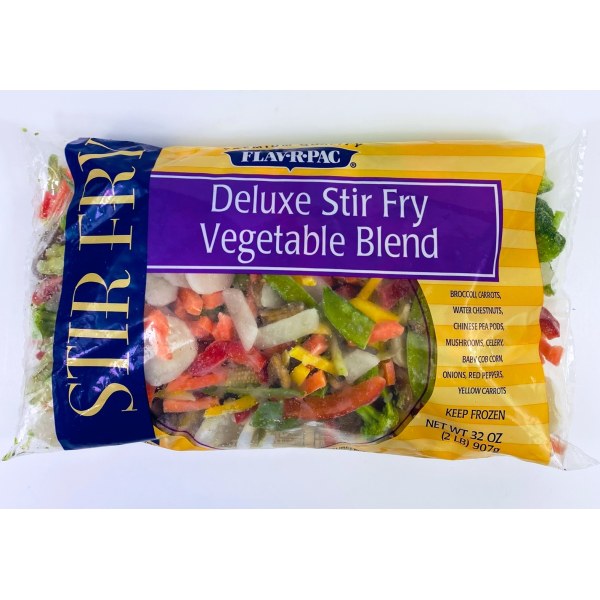 DELUXE STIR FRY VEGETABLES BLEND. 12/2LB