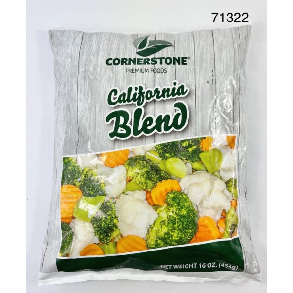 CALIFORNIA BLEND VEGETABLES/VEGETALES. 12/1LB