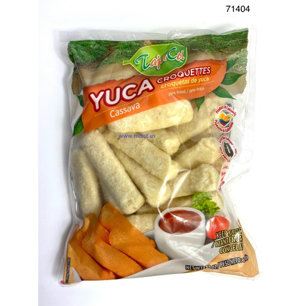 CASSAVA CROQUETTES/CROQUETA YUCA. 10/2LB
