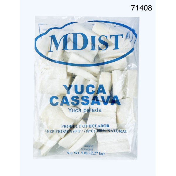 FROZEN CASSAVA/YUCA. 6/5LB