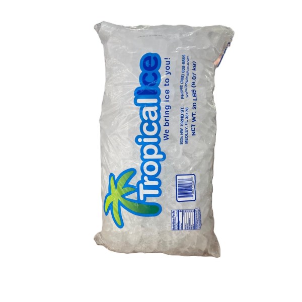 BAGGED.ICE/HIELO. 1/20LB
