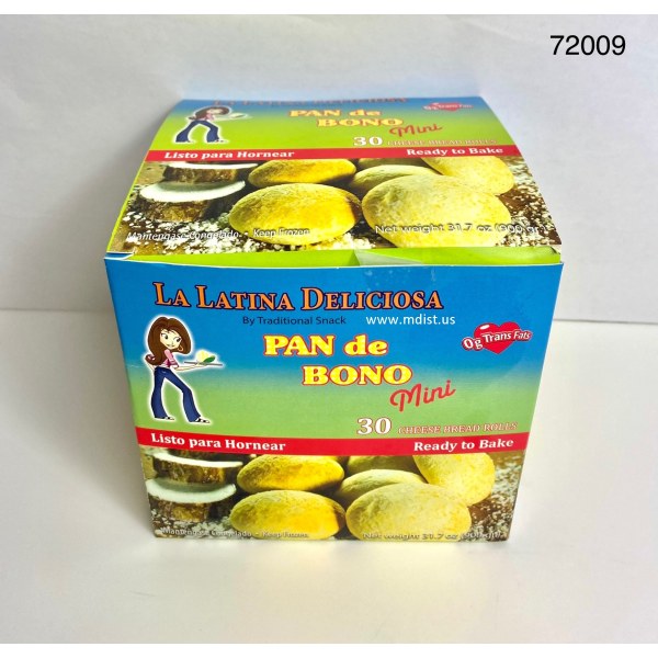 COLOMBIAN CHEESE BREAD/PAN BONO. 1/30 PACK